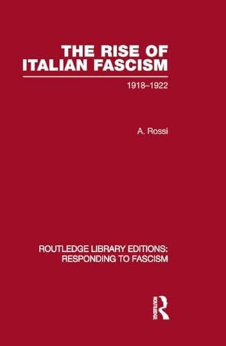 Beispielbild fr The Rise of Italian Fascism zum Verkauf von Blackwell's