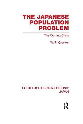 Imagen de archivo de The Japanese Population Problem: The Coming Crisis a la venta por Blackwell's