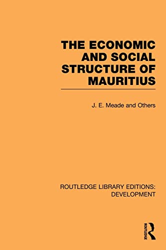 Imagen de archivo de The Economic and Social Structure of Mauritius a la venta por Blackwell's