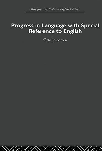 Beispielbild fr Progress in Language, With Special Reference to English zum Verkauf von Blackwell's