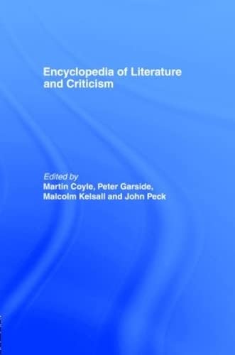 Beispielbild fr Encyclopedia of Literature and Criticism zum Verkauf von Revaluation Books