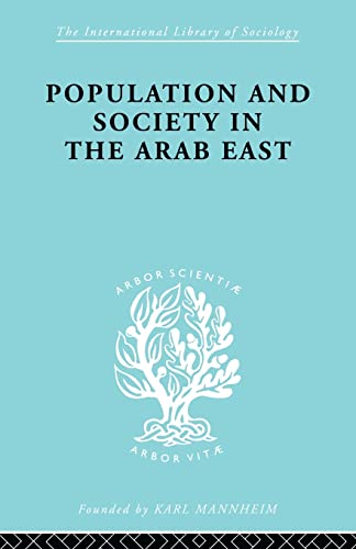 9780415863315: Populatn Soc Arab East Ils 68 (International Library of Sociology)