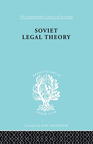 Beispielbild fr Soviet Legal Theory Ils 273 zum Verkauf von Blackwell's