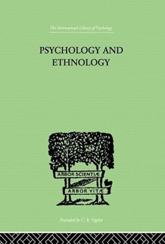Beispielbild fr Psychology and Ethnology zum Verkauf von Blackwell's