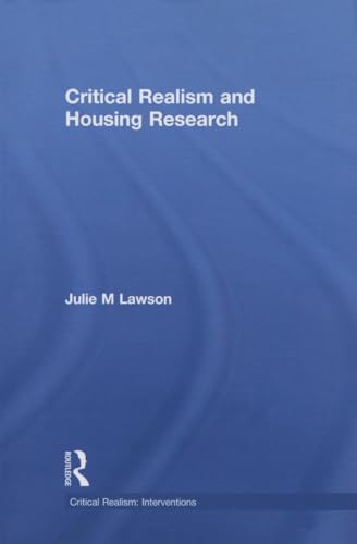 Beispielbild fr Critical Realism and Housing Research zum Verkauf von Blackwell's