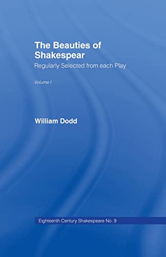 Beispielbild fr Beauties of Shakespeare Cb: Eighteenth Century Shakespeare Volume 9 - 2 Volumes zum Verkauf von Blackwell's