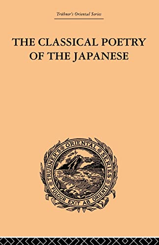 Imagen de archivo de The Classical Poetry of the Japanese a la venta por Chiron Media