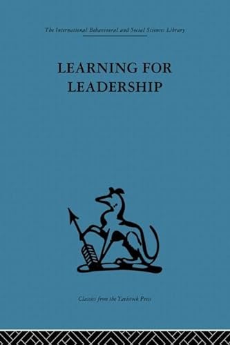 Stock image for Learning for Leadership for sale by Blackwell's