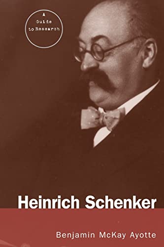 Beispielbild fr Heinrich Schenker: A Research and Information Guide zum Verkauf von Blackwell's