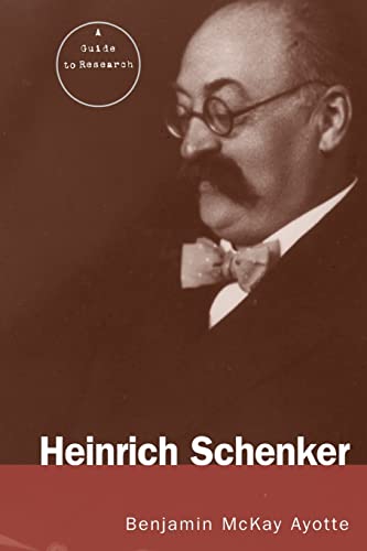 9780415867030: Heinrich Schenker: A Research and Information Guide (Routledge Music Bibliographies)