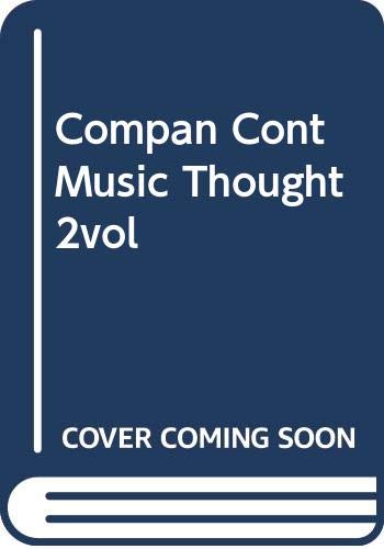 Compan Cont Music Thought 2vol (9780415867542) by Paynter, John