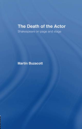 Stock image for The Death of the Actor for sale by Blackwell's