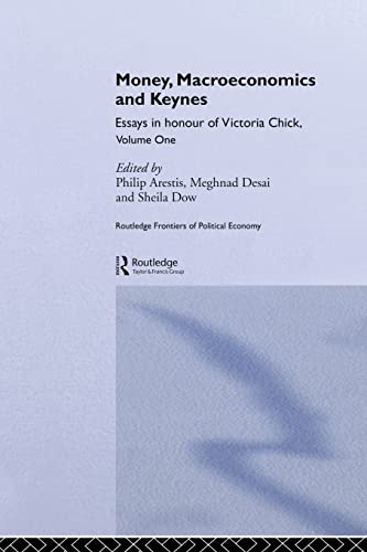 Beispielbild fr Money, Macroeconomics and Keynes: Essays in Honour of Victoria Chick, Volume 1 zum Verkauf von Blackwell's