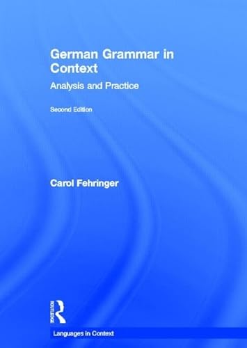 9780415869911: German Grammar in Context