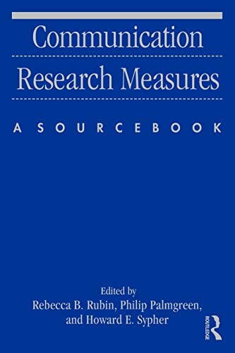 9780415871464: Communication Research Measures: A Sourcebook (Routledge Communication Series)