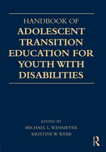 Imagen de archivo de Handbook of Adolescent Transition Education for Youth with Disabilities a la venta por Campus Bookstore