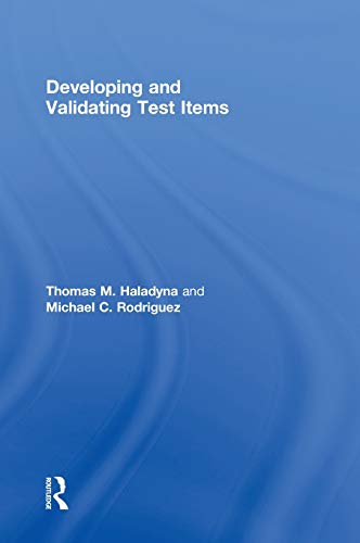 Imagen de archivo de Developing and Validating Test Items a la venta por Revaluation Books