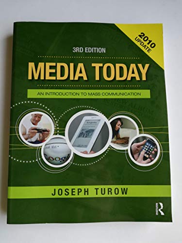 Imagen de archivo de Media Today: An Introduction to Mass Communication, 3rd Updated Edition (Volume 2) a la venta por HPB-Red