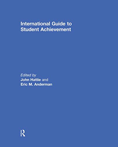 Stock image for International Guide to Student Achievement (Educational Psychology Handbook) for sale by Lucky's Textbooks