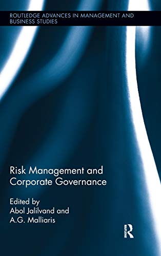 Imagen de archivo de Risk Management and Corporate Governance a la venta por Anybook.com