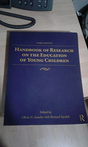 Imagen de archivo de Handbook of Research on the Education of Young Children a la venta por Better World Books