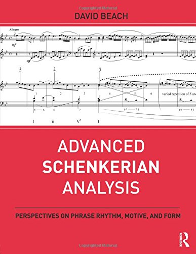 Imagen de archivo de Advanced Schenkerian Analysis a la venta por Mispah books