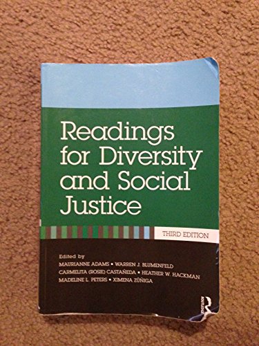 Beispielbild fr Readings for Diversity and Social Justice zum Verkauf von Bahamut Media