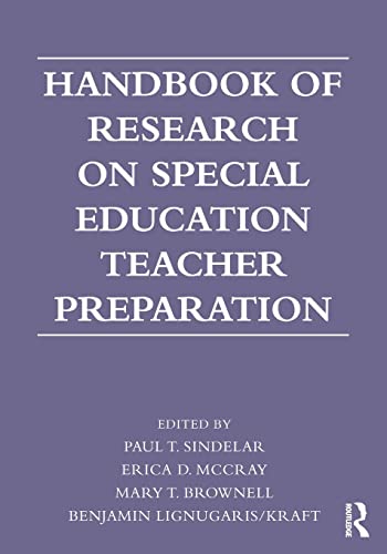 Imagen de archivo de Handbook of Research on Special Education Teacher Preparation a la venta por BooksRun