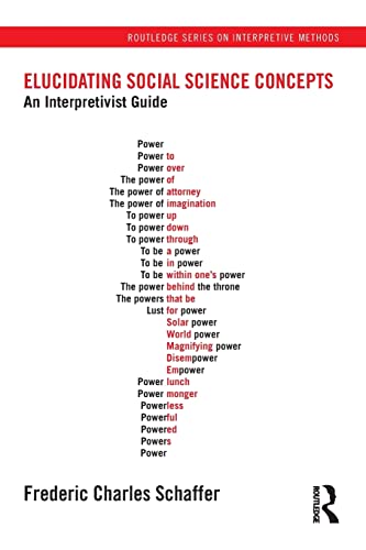 Beispielbild fr Elucidating Social Science Concepts: An Interpretivist Guide zum Verkauf von Blackwell's