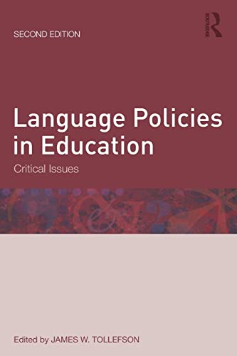 Beispielbild fr Language Policies in Education zum Verkauf von Blackwell's
