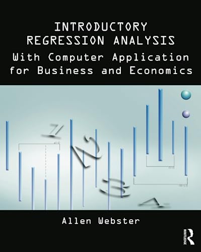 9780415899338: Introductory Regression Analysis: with Computer Application for Business and Economics