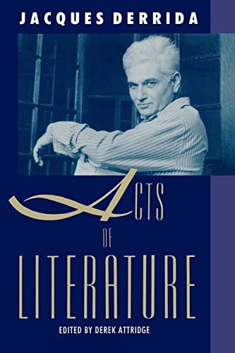 Imagen de archivo de Acts of Literature a la venta por Wonder Book