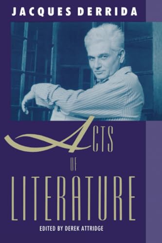 9780415900577: Acts of Literature