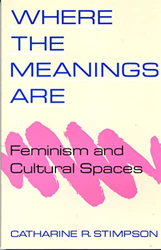 Stock image for Where the Meanings Are: Feminism and Cultural Spaces for sale by HPB-Ruby