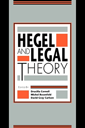 Stock image for Hegel and Legal Theory for sale by Edmonton Book Store