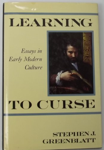 Imagen de archivo de Learning to Curse: Essays in Early Modern Culture a la venta por More Than Words