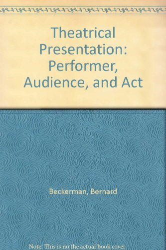 Stock image for Theatrical Presentation for sale by Better World Books Ltd
