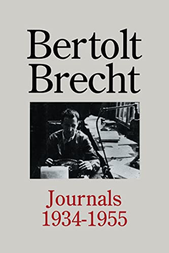 Beispielbild fr Bertolt Brecht: Journals 1934-1955 zum Verkauf von Revaluation Books