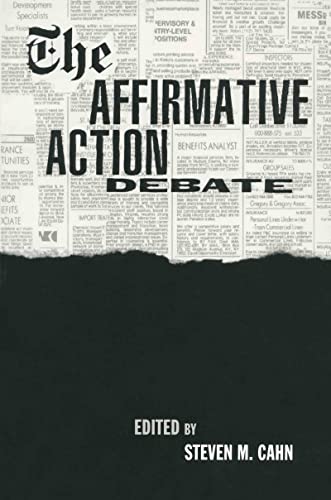 Beispielbild fr The Affirmative Action Debate zum Verkauf von Better World Books