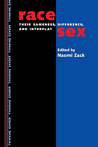 9780415915908: Race/Sex: Their Sameness, Difference and Interplay (Thinking Gender)