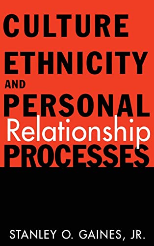 Stock image for Culture, Ethnicity, and Personal Relationship Processes for sale by Revaluation Books