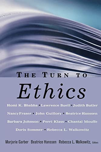 Beispielbild fr The Turn to Ethics zum Verkauf von Revaluation Books