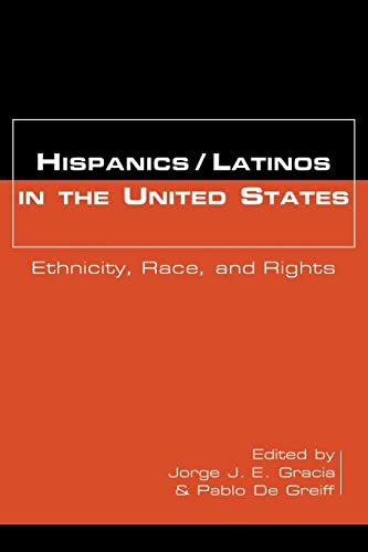 Stock image for Hispanics/Latinos in the United States: Ethnicity, Race, and Rights for sale by BooksRun