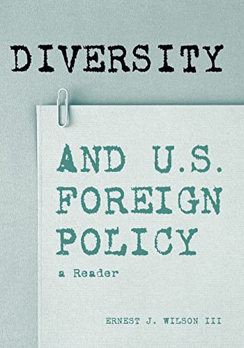 Stock image for Diversity and U.S. Foreign Policy : A Reader for sale by Chiron Media