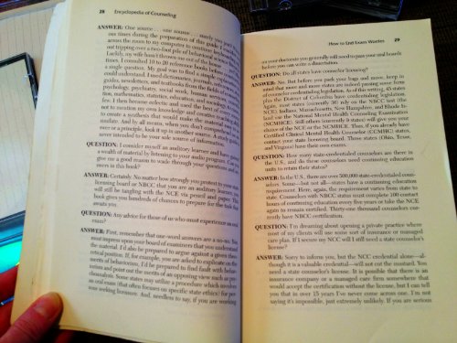 Beispielbild fr Encyclopedia of Counseling: Master Review and Tutorial for the National Counselor Examination, State Counseling Exams, and the Counselor Preparation Comprehensive Examination zum Verkauf von WorldofBooks