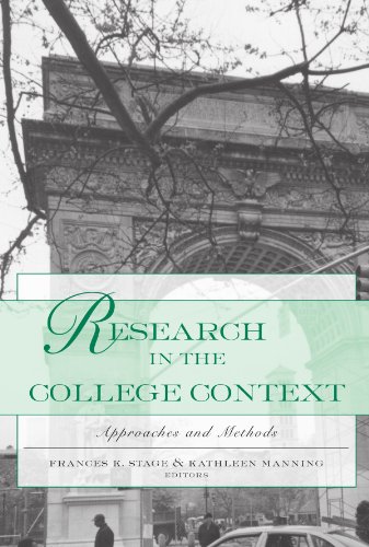 Stock image for Research in the College Context: Approaches and Methods for sale by BooksRun