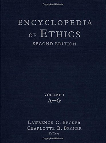 Beispielbild fr Encyclopedia of Ethics, Vol. 1, A-G, 2nd Edition zum Verkauf von HPB-Red
