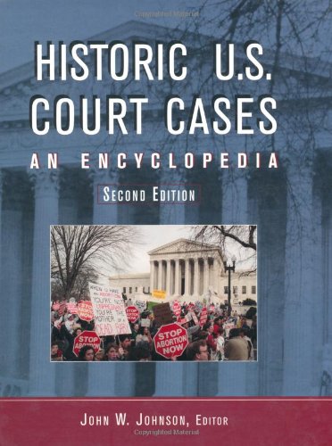 Stock image for Historic U. S. Court Cases: An Encyclopedia (2 Volumes) for sale by HPB-Red