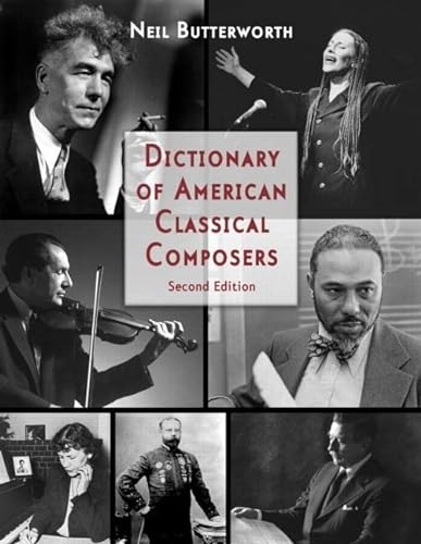 Beispielbild fr Dictionary of American Classical Composers zum Verkauf von West Coast Bookseller