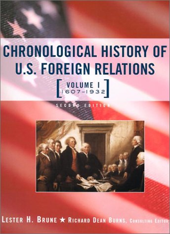 Stock image for Chronological History of U.S. Foreign Relations for sale by Better World Books